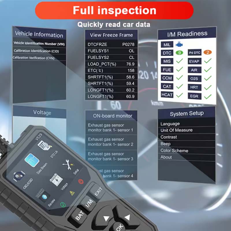 🔧✨Professional OBD2 diagnostic tool: accurate and fast analysis, compatible with most vehicles 🚗📱 - Image 6