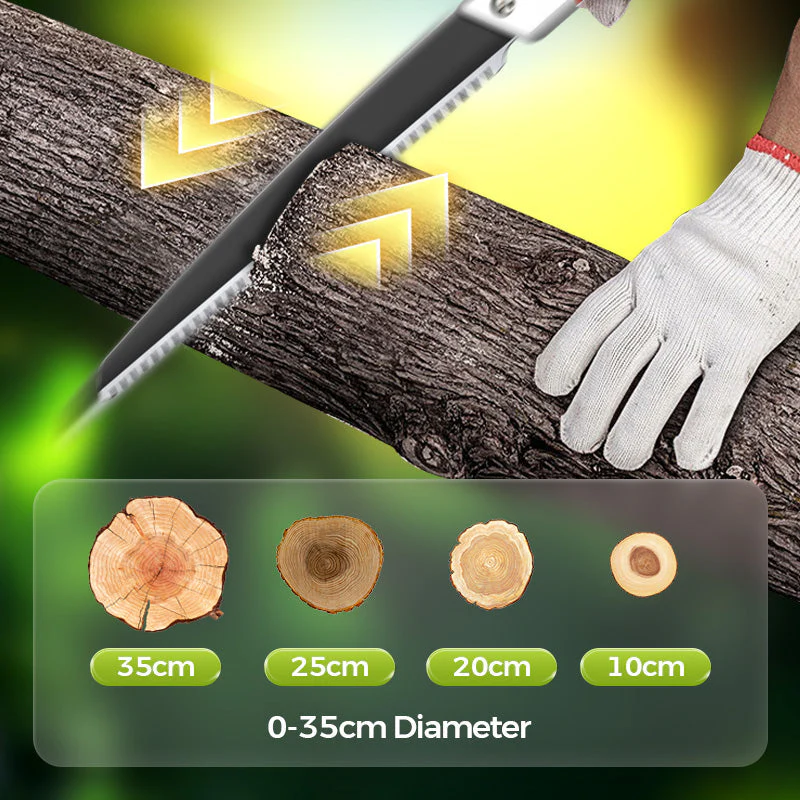 🌿40% OFF NOW ! ⚡ Lightweight And Sharp Universal Pruning Saw With Sheath – SK5 Steel, Fast Cutting & Ergonomic Grip 🔪 - Image 3
