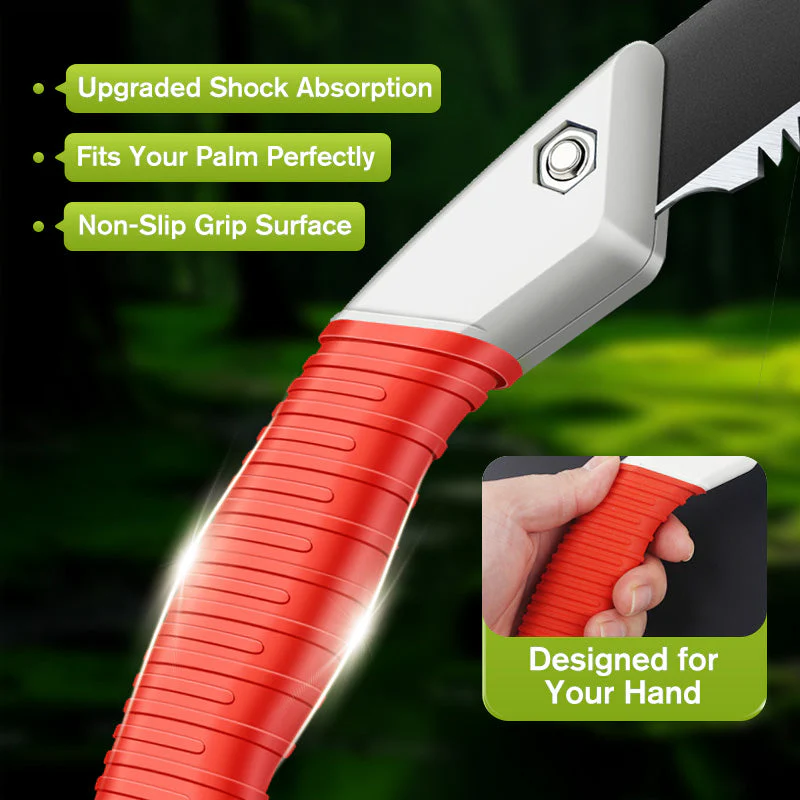 🌿40% OFF NOW ! ⚡ Lightweight And Sharp Universal Pruning Saw With Sheath – SK5 Steel, Fast Cutting & Ergonomic Grip 🔪 - Image 6