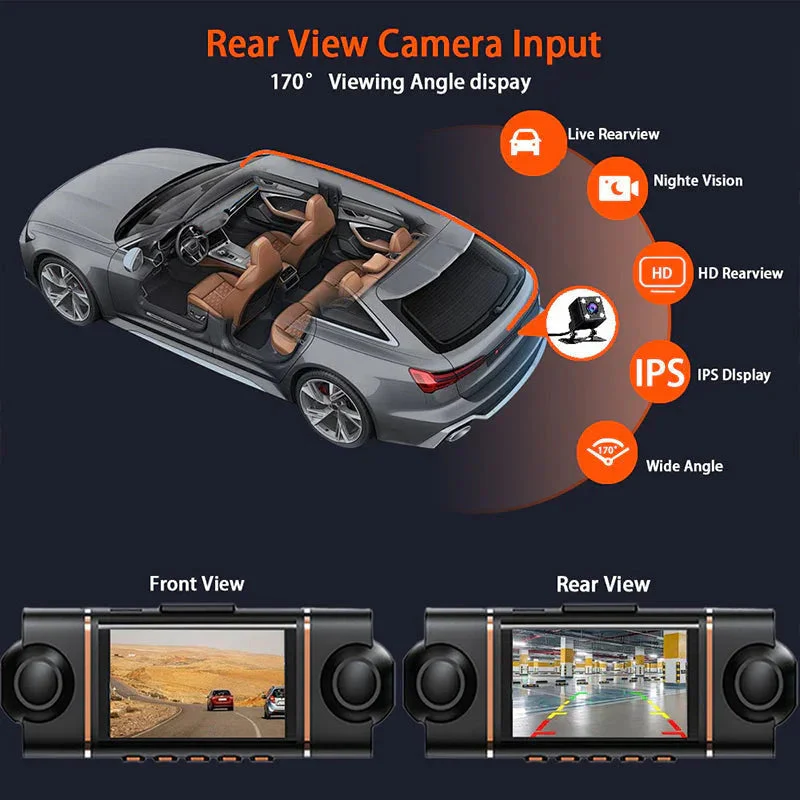 🏆40% Off!🚗4-Channel HD Dashcam with Front Interior Rear Recording🎥 - Image 10