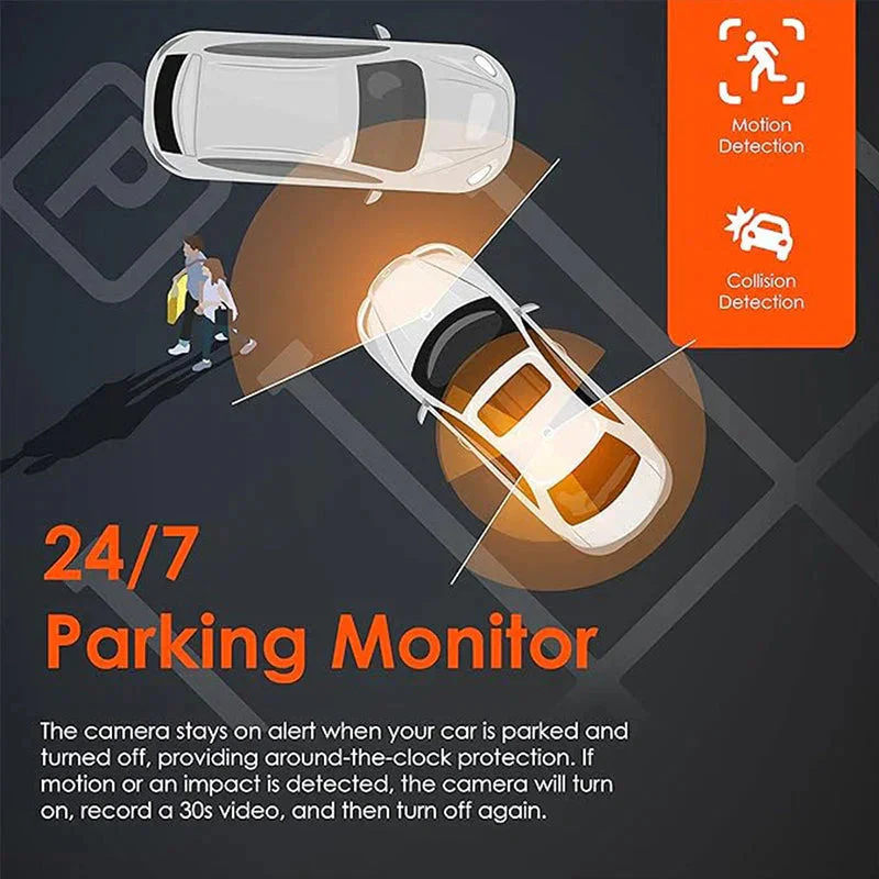 🏆40% Off!🚗4-Channel HD Dashcam with Front Interior Rear Recording🎥 - Image 9