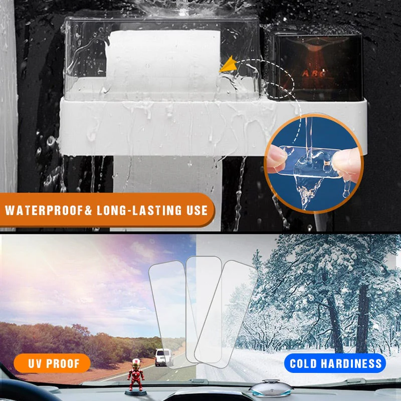 60 PCS Reusable Waterproof Double Sided Adhesive Tape - Image 4