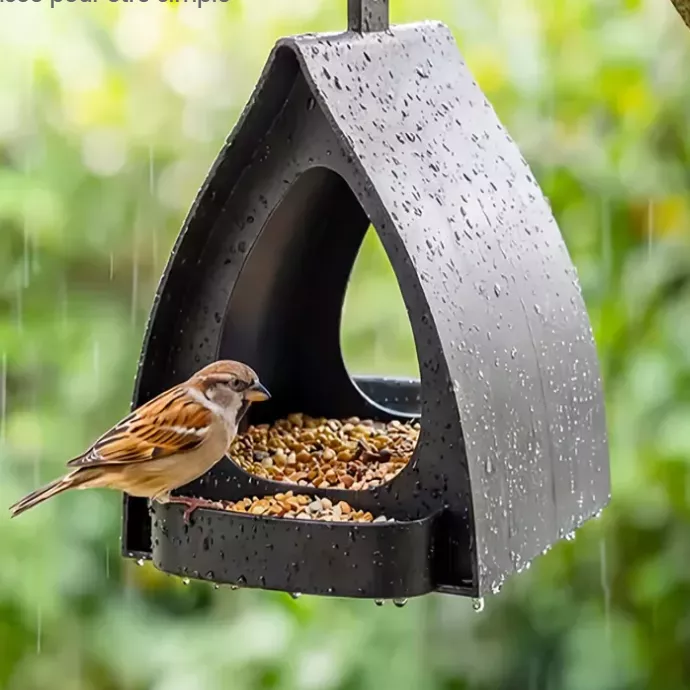 🕊️40%  OFF!🪵Hanging Bird Feeder for Garden with Roof🐦 - Image 4
