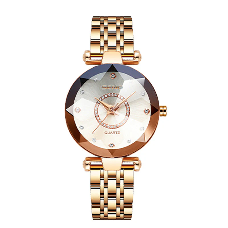 ⌚ Elegant Shining Watch💎 Crystal Dial, Stainless Steel Band & Water-Resistant for Daily Wear ✨ - Image 10