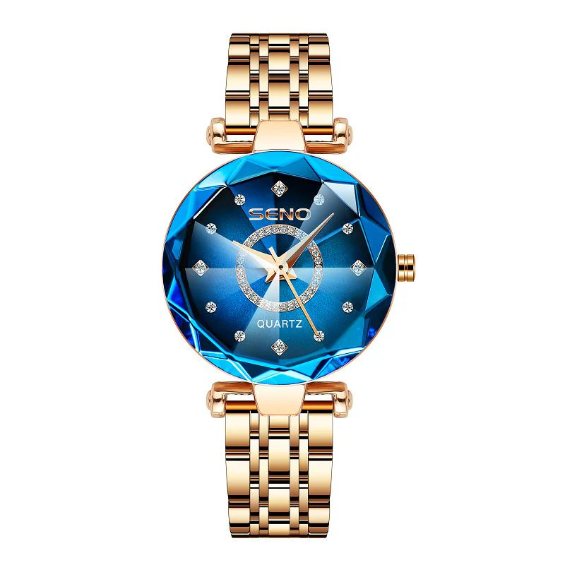 ⌚ Elegant Shining Watch💎 Crystal Dial, Stainless Steel Band & Water-Resistant for Daily Wear ✨ - Image 11