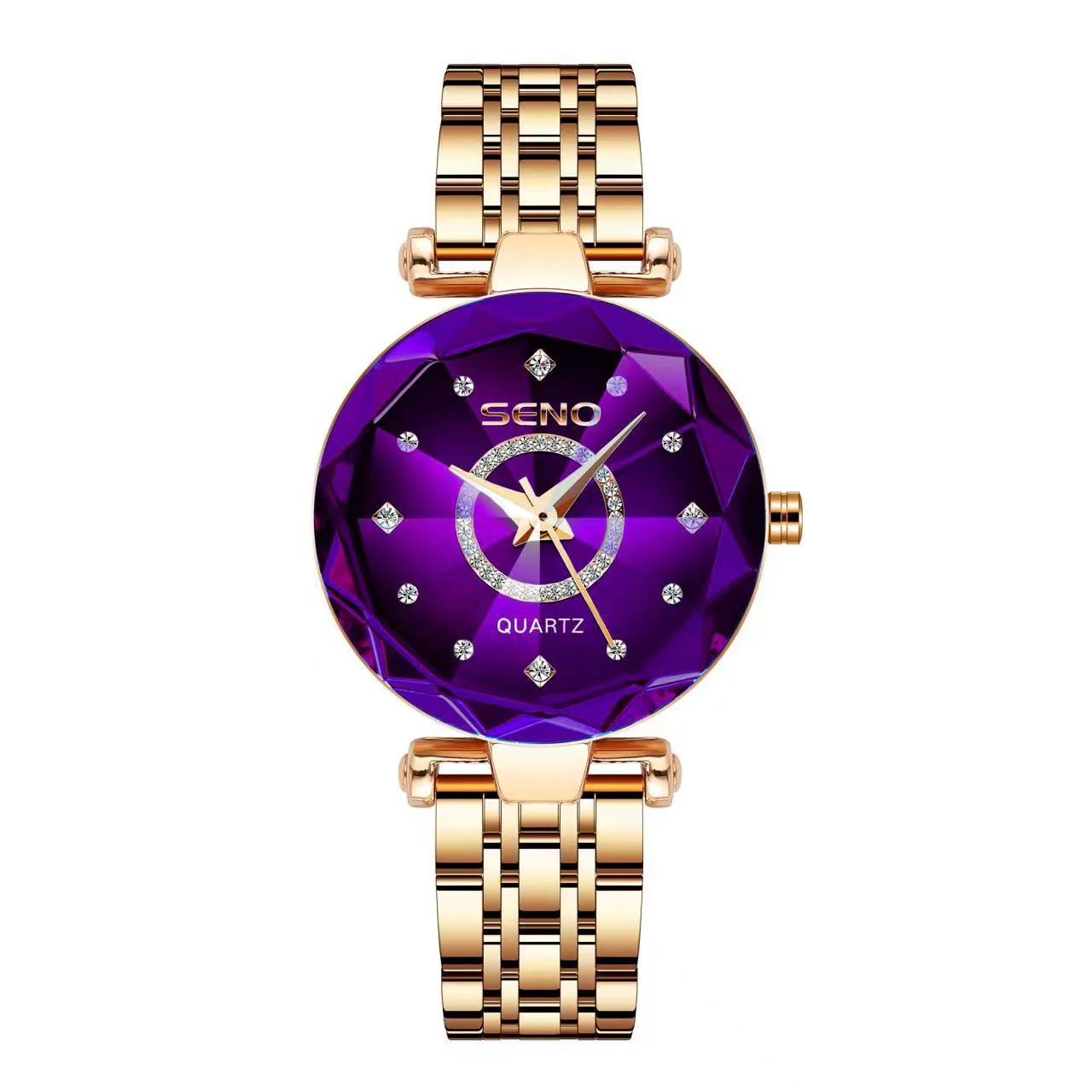 ⌚ Elegant Shining Watch💎 Crystal Dial, Stainless Steel Band & Water-Resistant for Daily Wear ✨ - Image 12