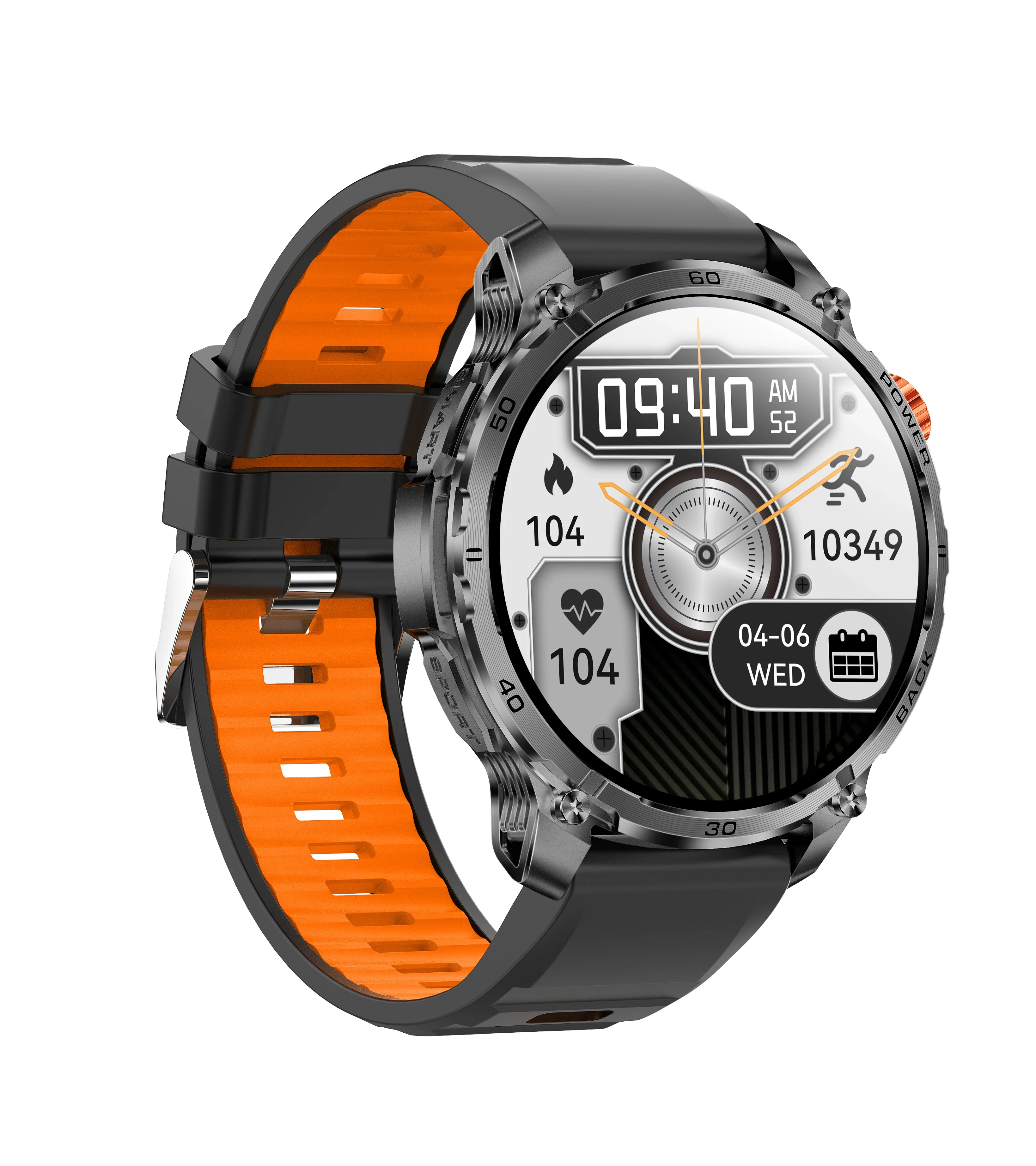 โ1.52" HD smartwatch for men โ Phone calls and music control โ Multiple sports modes โ IP68 waterproof โ Long battery life