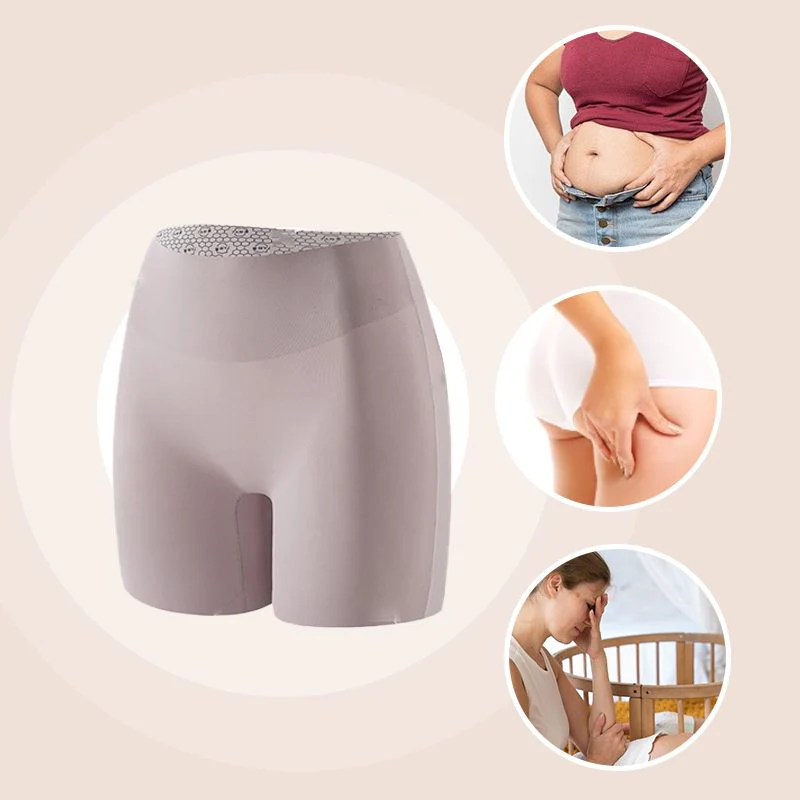 🏆 High-waisted women's silk satin underwear with tummy control and hip-lifting effect 👑🌿 - Image 8