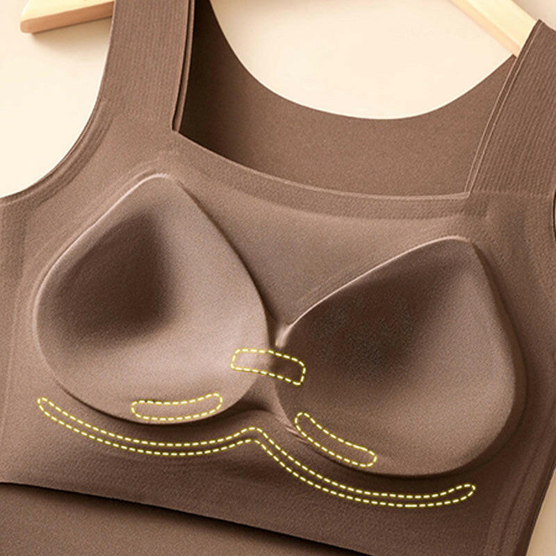 📢40%  OFF!⏰Women’s U-Neck Thermal Tank with Built-In Bra – Warm, Supportive & Braless Comfort ❄️❤️ - Image 13