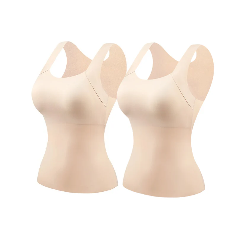 📢40%  OFF!⏰Women’s U-Neck Thermal Tank with Built-In Bra – Warm, Supportive & Braless Comfort ❄️❤️ - Image 31