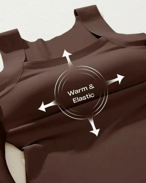 📢40%  OFF!⏰Women’s U-Neck Thermal Tank with Built-In Bra – Warm, Supportive & Braless Comfort ❄️❤️ - Image 8