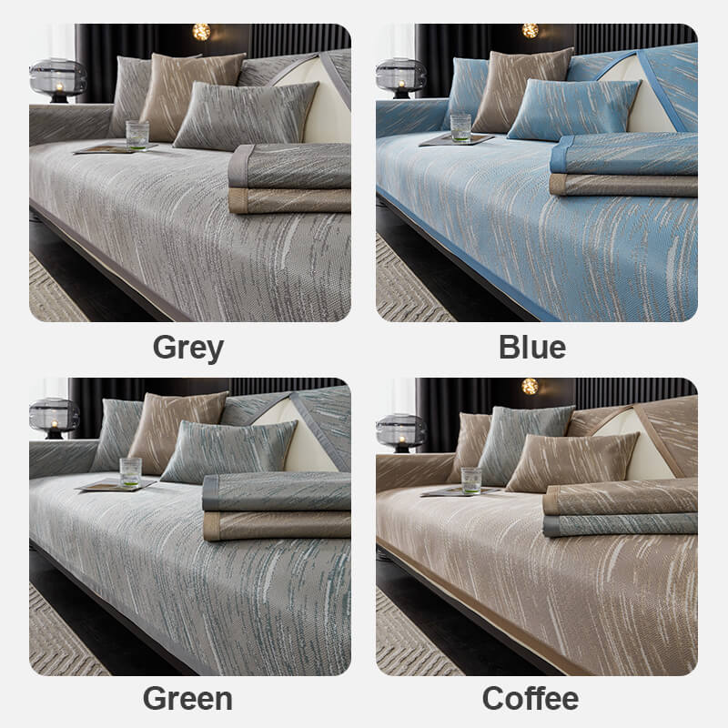 Ice Silk Sofa Cushion Summer Non-slip Ice Mat Sofa Cover - Image 8