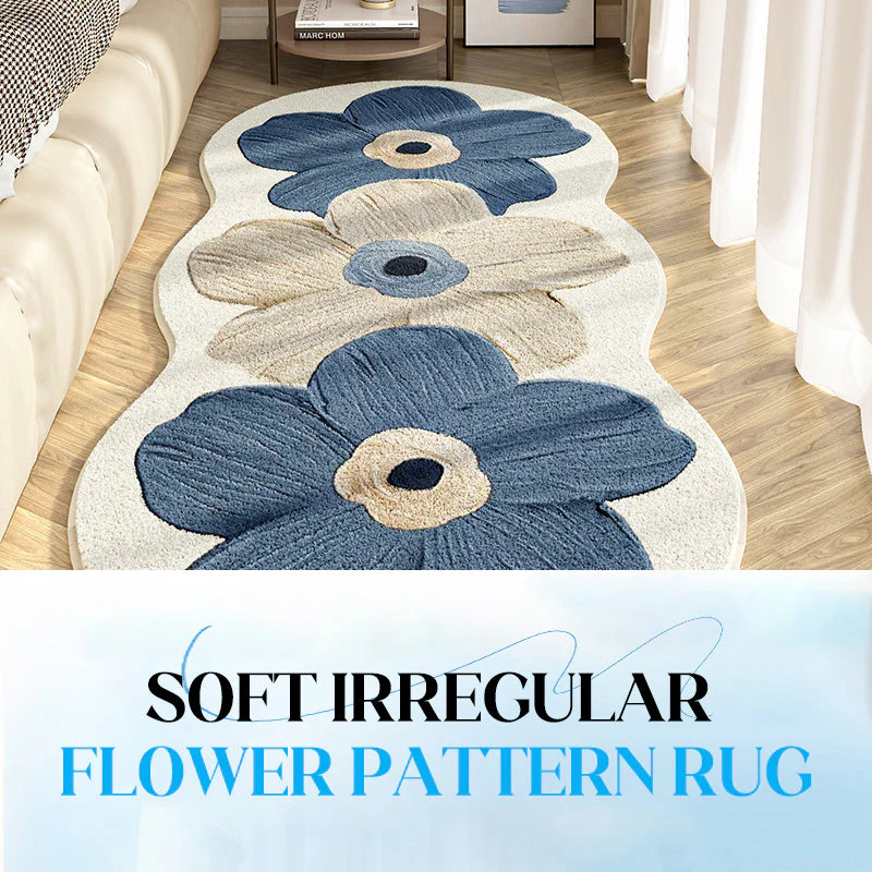 📢2026 Early Bird Offer: 40% OFF!🎅Soft Irregular Flower Pattern Rug