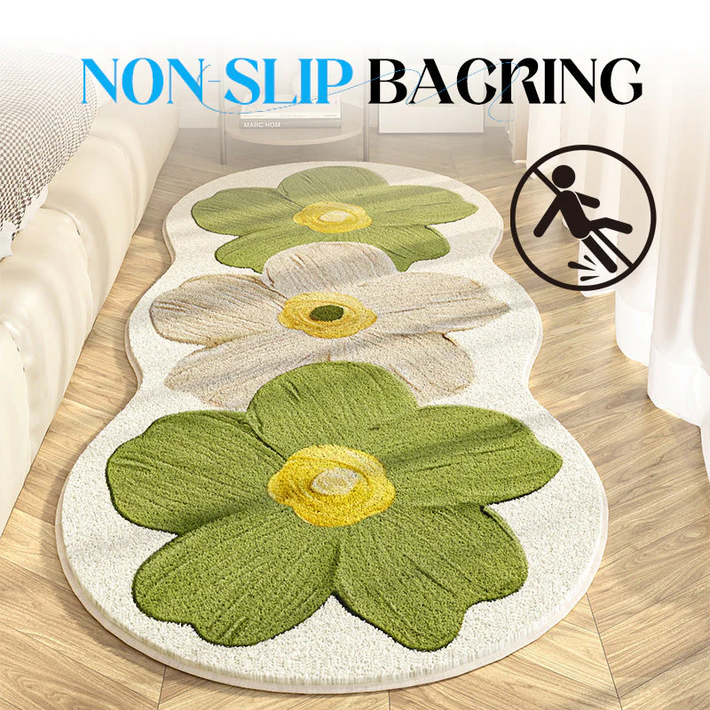 📢2026 Early Bird Offer: 40% OFF!🎅Soft Irregular Flower Pattern Rug - Image 2