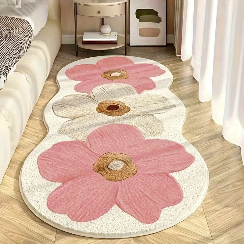 📢2026 Early Bird Offer: 40% OFF!🎅Soft Irregular Flower Pattern Rug - Image 5