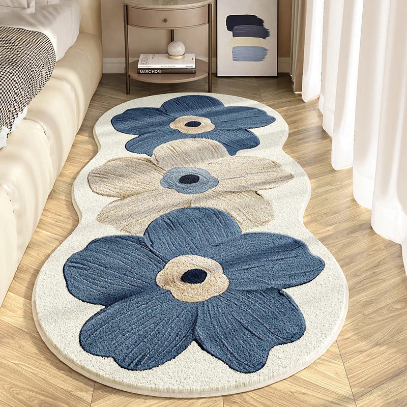 📢2026 Early Bird Offer: 40% OFF!🎅Soft Irregular Flower Pattern Rug - Image 8