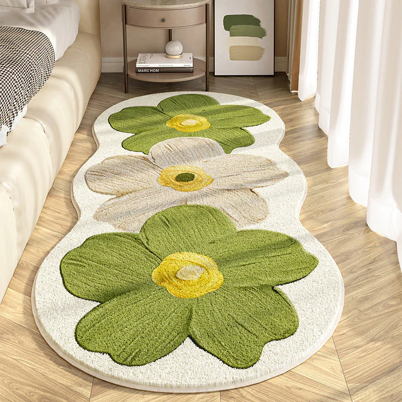 📢2026 Early Bird Offer: 40% OFF!🎅Soft Irregular Flower Pattern Rug - Image 9