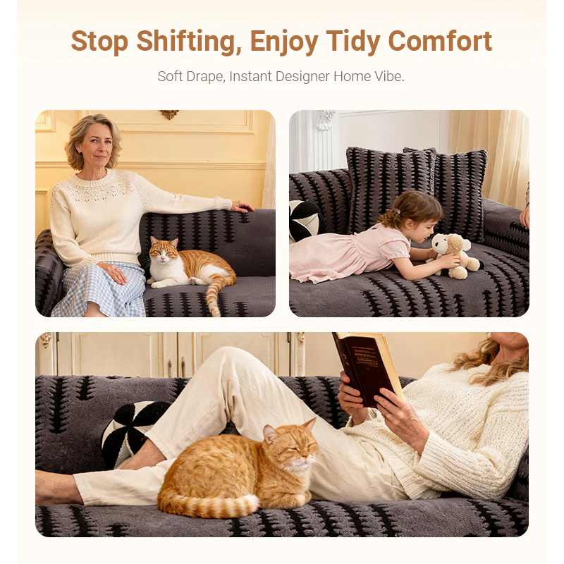 🛋️Easter Early Bird Special🎉Soft Plush Non-Slip Couch Cover🍂 - Image 3