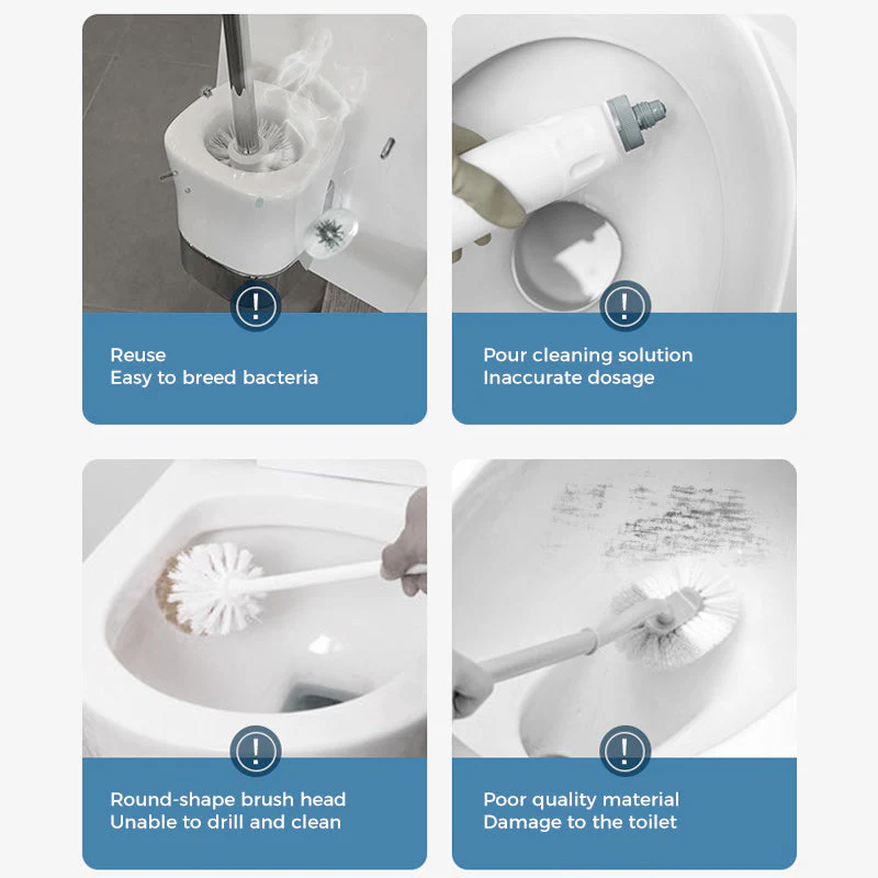 🚽 Disposable Toilet Cleaning System⚡– Hygienic One-Click Cleaning, No Residue Left, Easy to Use & Disposable 🧼 - Image 6