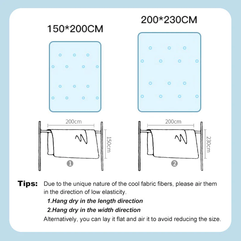 Summer Cooling Comforter for Hot Sleepers - Comforter Only - Image 3