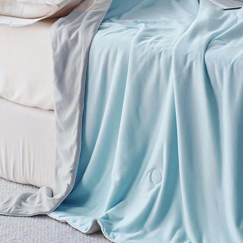 Summer Cooling Comforter for Hot Sleepers - Comforter Only - Image 7