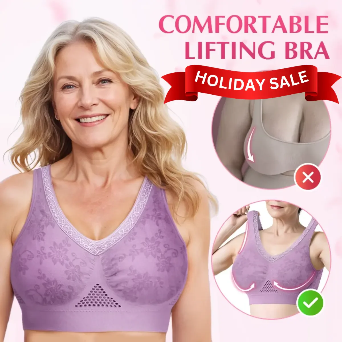 💕Buy 3+ for 15% off🔥Pure Cotton Buttonless Comfy Lifting Bra