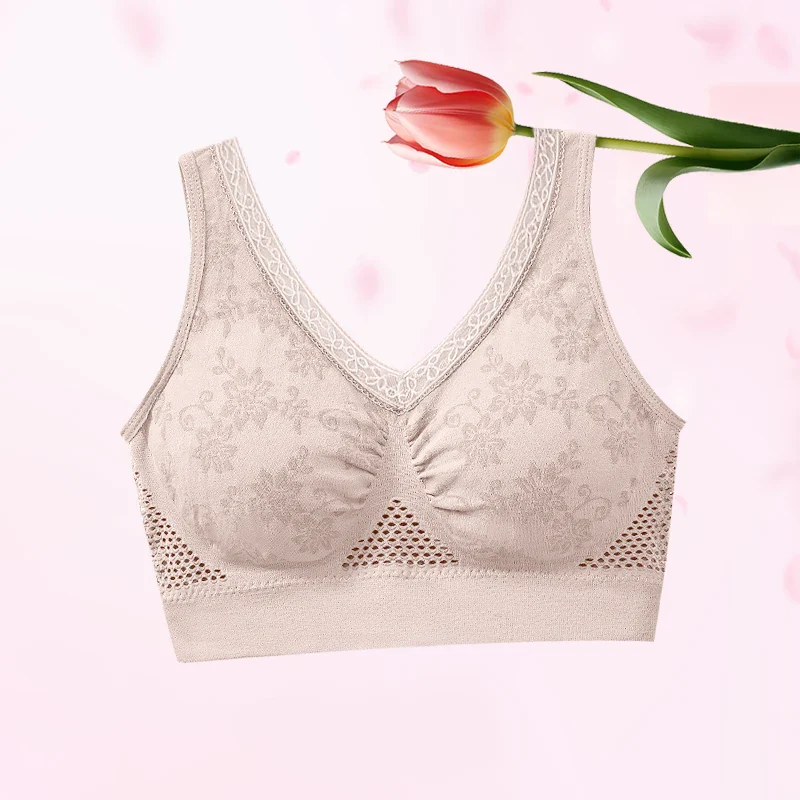 💕Buy 3+ for 15% off🔥Pure Cotton Buttonless Comfy Lifting Bra - Image 16