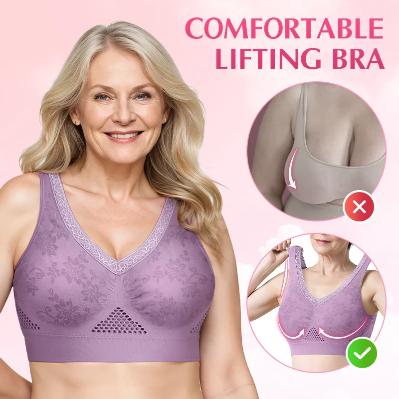 💕Buy 3+ for 15% off🔥Pure Cotton Buttonless Comfy Lifting Bra - Image 6