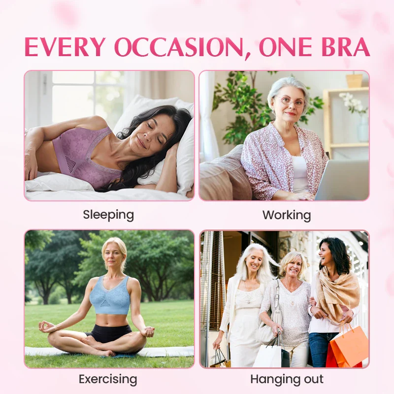 💕Buy 3+ for 15% off🔥Pure Cotton Buttonless Comfy Lifting Bra - Image 8