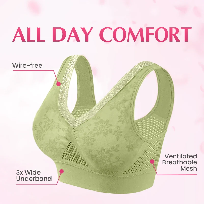 💕Buy 3+ for 15% off🔥Pure Cotton Buttonless Comfy Lifting Bra - Image 9