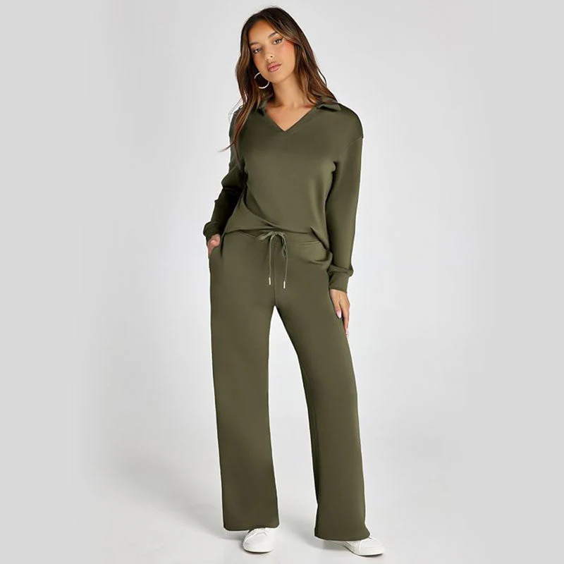 ☁️40% OFF!👍Women's 2 Piece Sets Outfits Casual Long Sleeve Sweatsuits Sets - Image 11