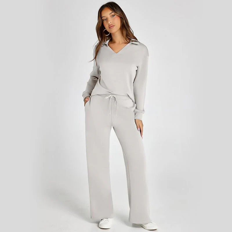 ☁️40% OFF!👍Women's 2 Piece Sets Outfits Casual Long Sleeve Sweatsuits Sets - Image 12
