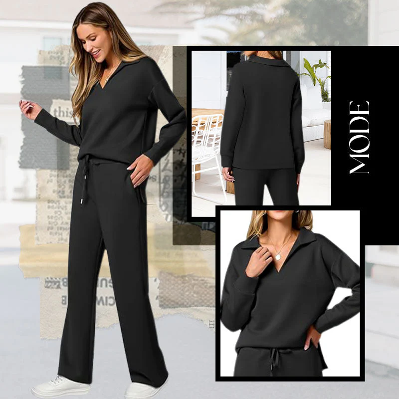 ☁️40% OFF!👍Women's 2 Piece Sets Outfits Casual Long Sleeve Sweatsuits Sets - Image 2