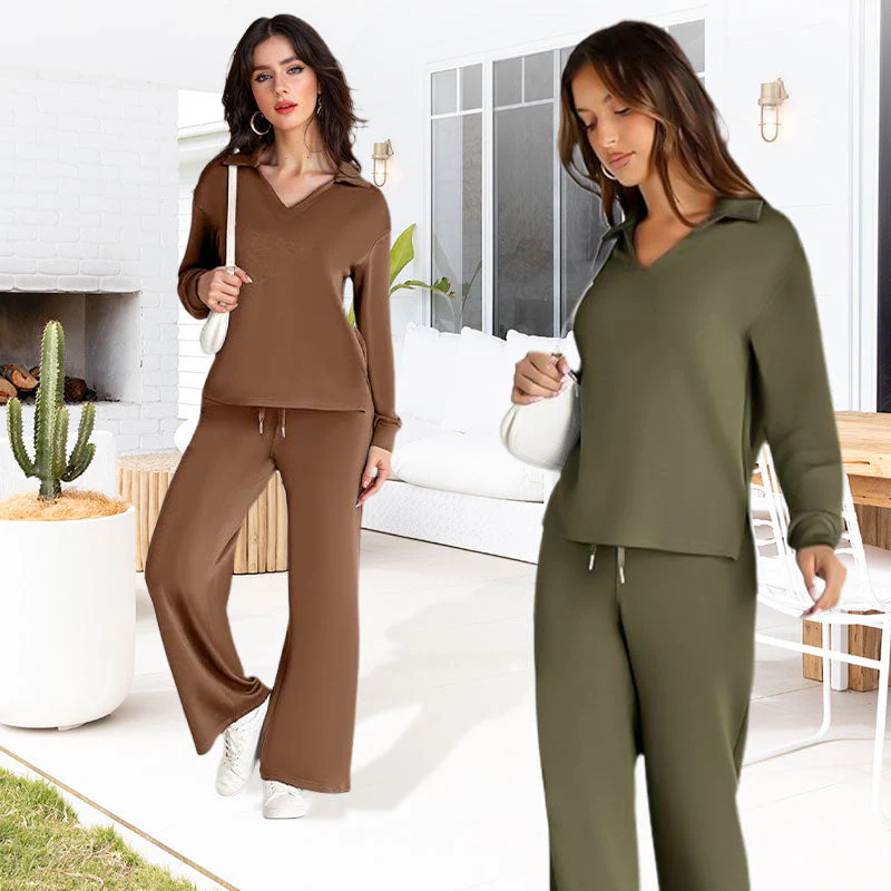 ☁️40% OFF!👍Women's 2 Piece Sets Outfits Casual Long Sleeve Sweatsuits Sets - Image 3