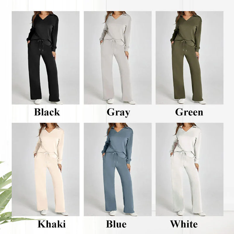 ☁️40% OFF!👍Women's 2 Piece Sets Outfits Casual Long Sleeve Sweatsuits Sets - Image 7