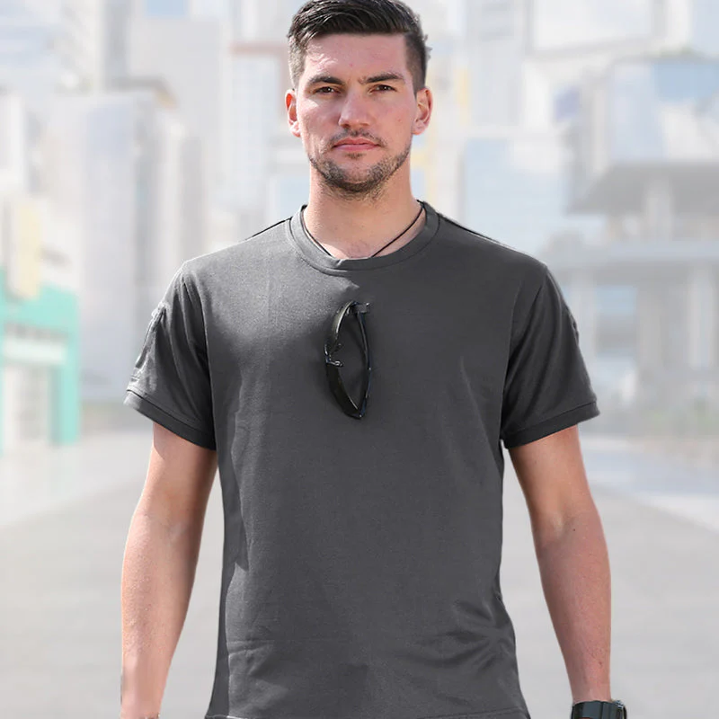 Elastic and quick-dry tactical T-shirt - Image 2