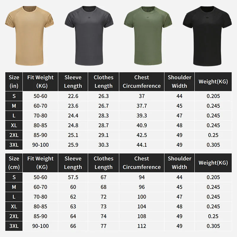 Elastic and quick-dry tactical T-shirt - Image 4