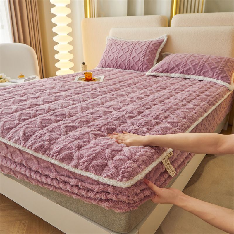 🛏️ 40% OFF! 🎁 WARM FITTED BED SHEET - Brushed Flannel & Deep Pocket (Up to 40cm), Non-Slip Corners for All-Season Comfort❄️🛌 - Image 5