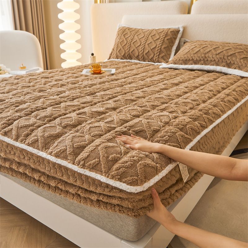 🛏️ 40% OFF! 🎁 WARM FITTED BED SHEET - Brushed Flannel & Deep Pocket (Up to 40cm), Non-Slip Corners for All-Season Comfort❄️🛌 - Image 7