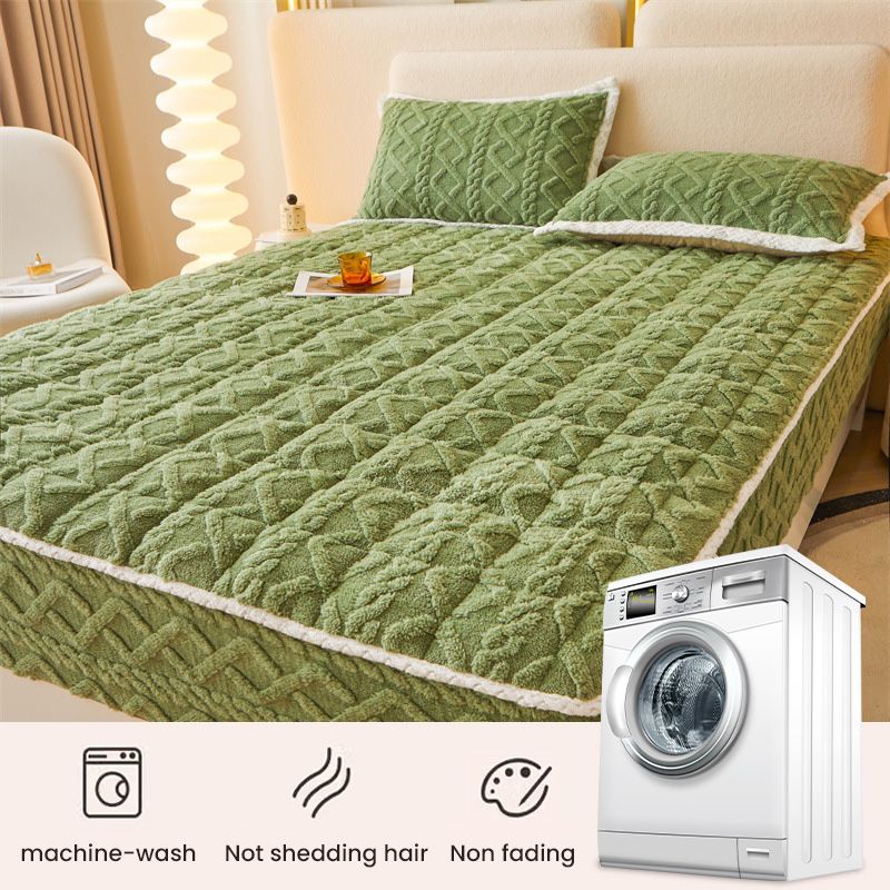🛏️ 40% OFF! 🎁 WARM FITTED BED SHEET - Brushed Flannel & Deep Pocket (Up to 40cm), Non-Slip Corners for All-Season Comfort❄️🛌 - Image 9
