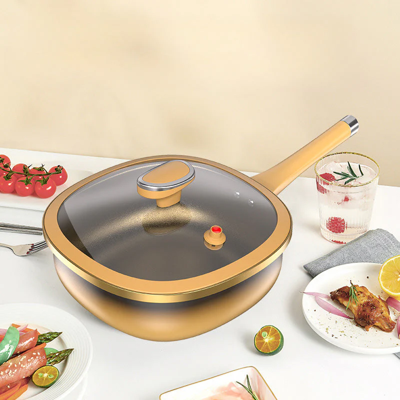🍳 40% OFF NOW! ✨ 12in Titanium Alloy Non-Stick Pot - Healthy Cooking Without Chemicals, Dishwasher Safe & Cool-Touch Handles 🔥📦 - Image 6