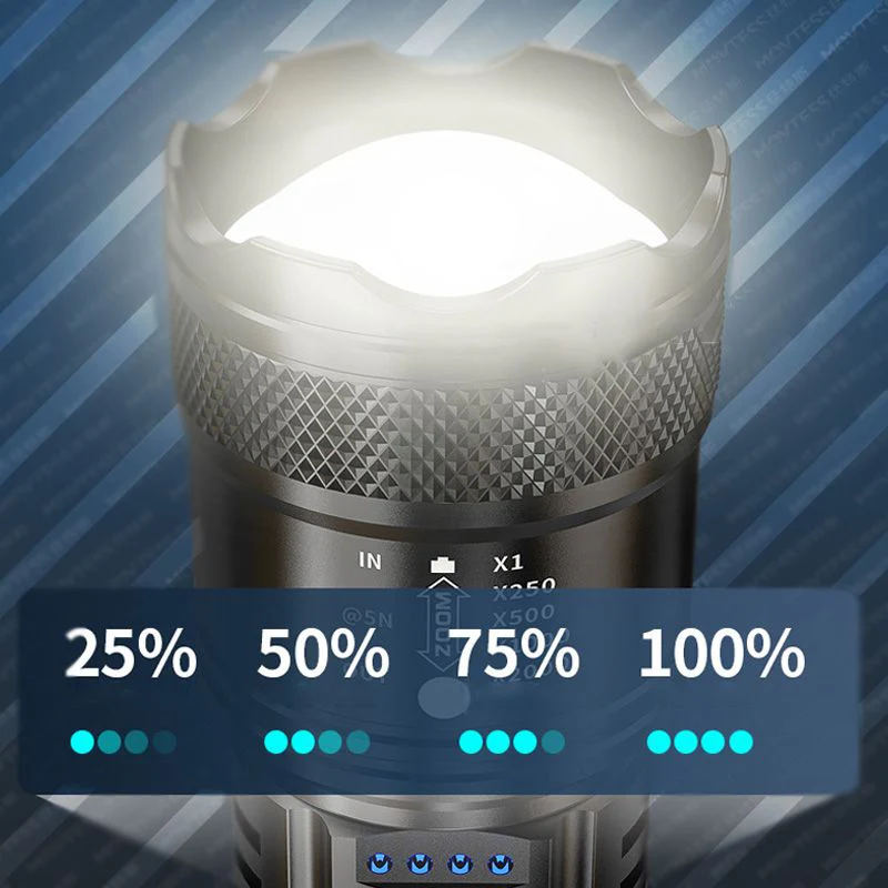 🔦☀️Super Strong Light Zoomable Flashlight - Image 9