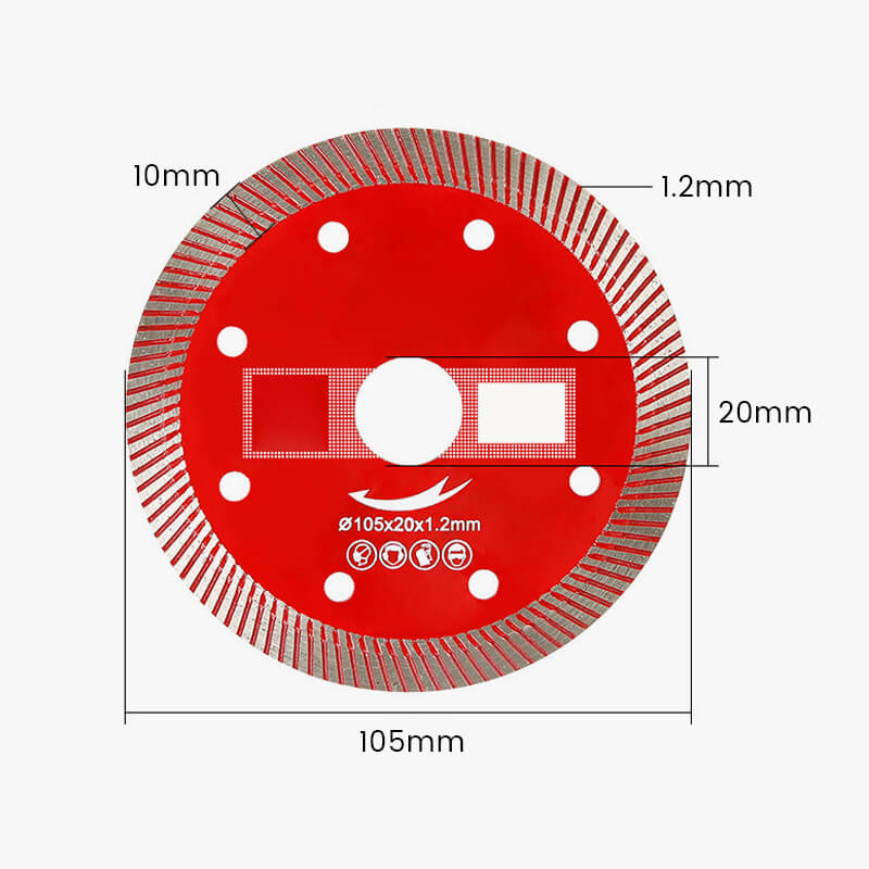 Ultra-fine corrugated tile cutting discs master - Image 8
