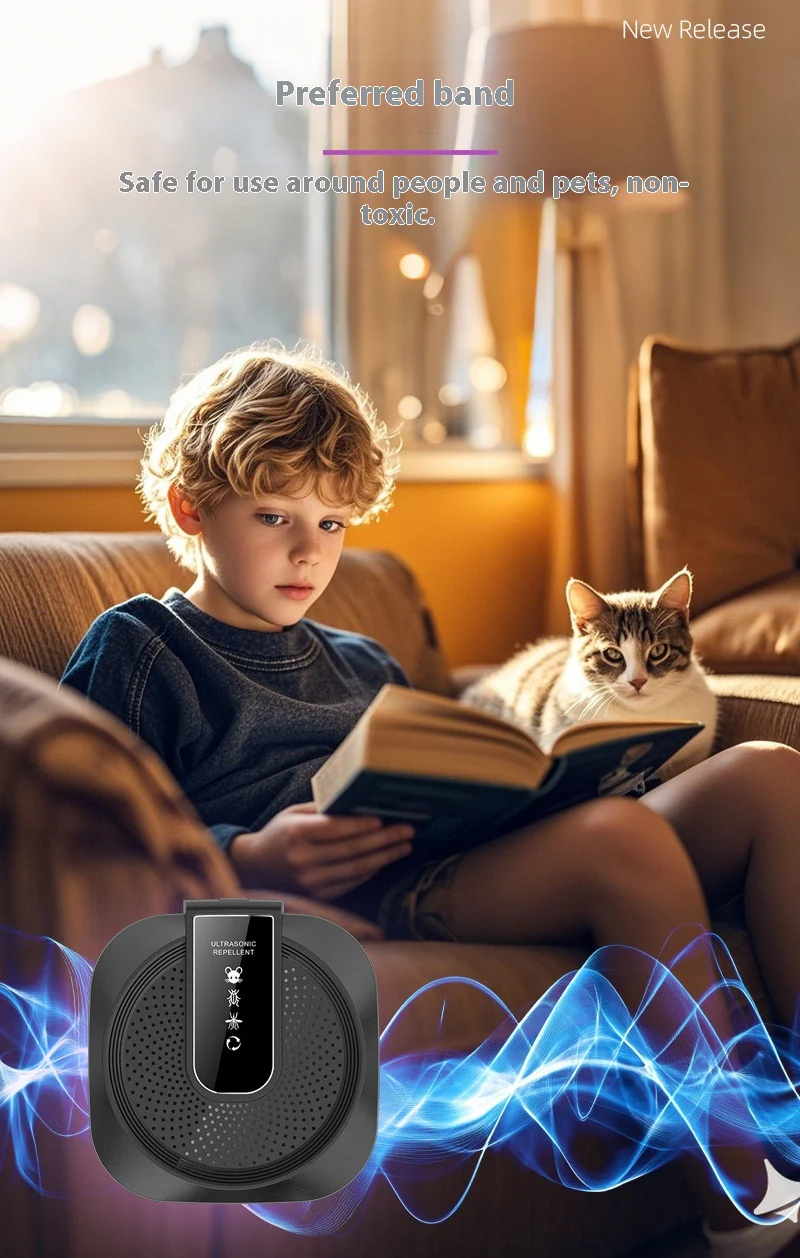 🐈‍⬛2026 New Arrivals: 40% Off!🐁Ultrasonic anti-boating and rat repeller is powerful - 360° smart technology - Image 4