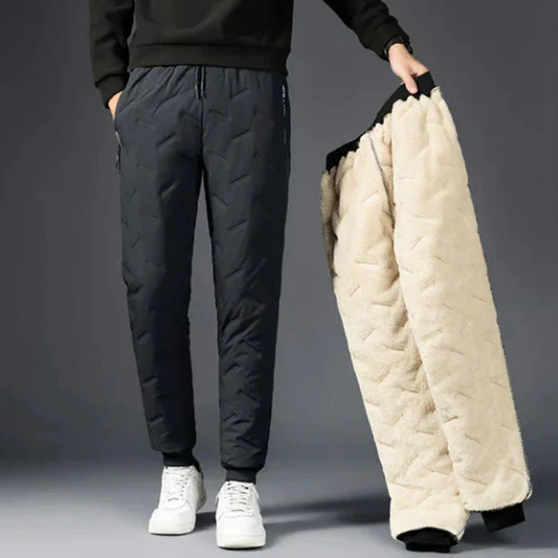 Unisex Warm-Lined Jogging Pants - Image 11