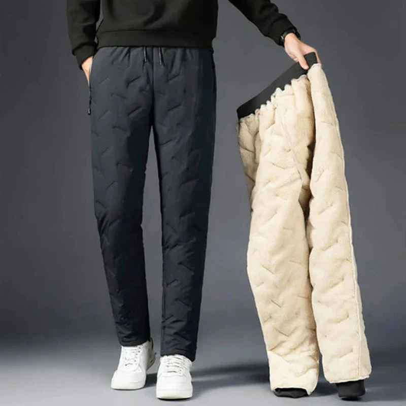 Unisex Warm-Lined Jogging Pants - Image 12