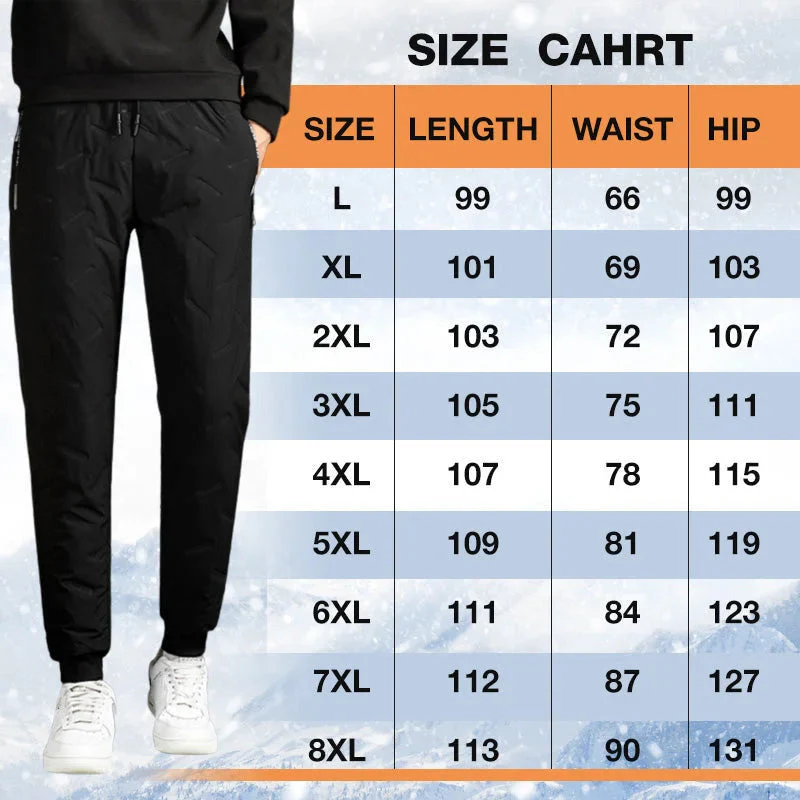 Unisex Warm-Lined Jogging Pants - Image 2