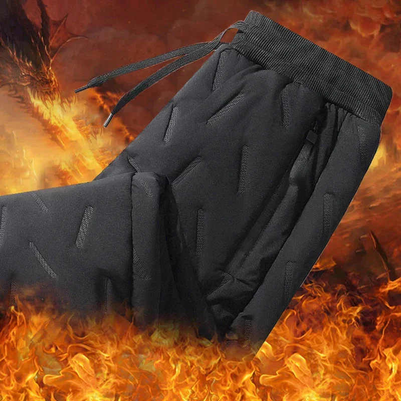 Unisex Warm-Lined Jogging Pants - Image 7