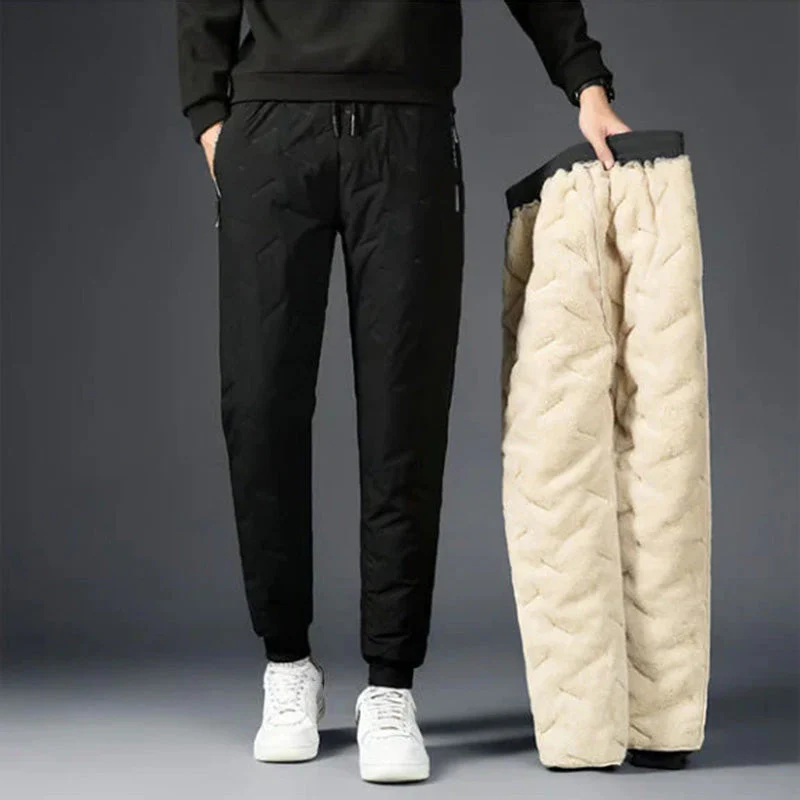 Unisex Warm-Lined Jogging Pants - Image 9