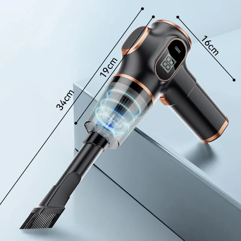 🔥40% OFF!!✨Handheld Cordless Car Vacuum Cleaner 19000Pa Powerful 6-in-1 Portable with Smart Display - Image 9